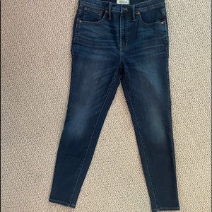 Madewell 10” High-Rise Skinny Jean in Danny wash